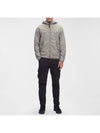 Goggles Polyamide Hooded Jacket Grey - CP COMPANY - BALAAN 8