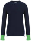 Logo slit knit t-shirt MK3SP032NVY - P_LABEL - BALAAN 11