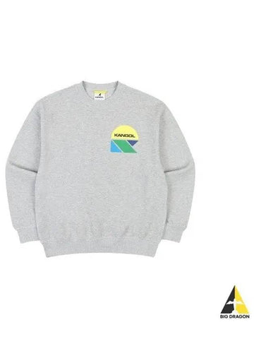 CRS Basic Sweatshirt 9001 Melange Gray - KANGOL - BALAAN 1