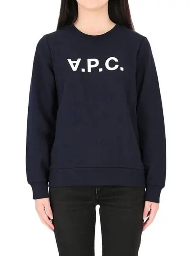 VPC Logo Sweatshirt Navy - A.P.C. - BALAAN 3