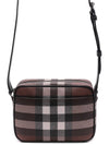 Men's Check Logo Messenger Cross Bag Brown - BURBERRY - BALAAN 5