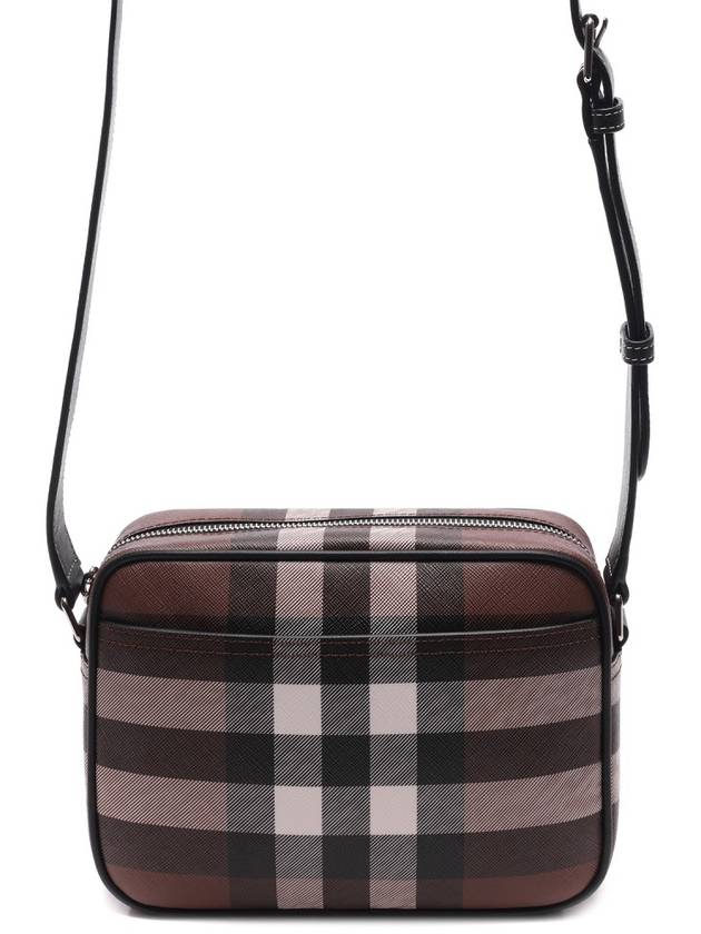 Men's Check Logo Messenger Cross Bag Brown - BURBERRY - BALAAN 5