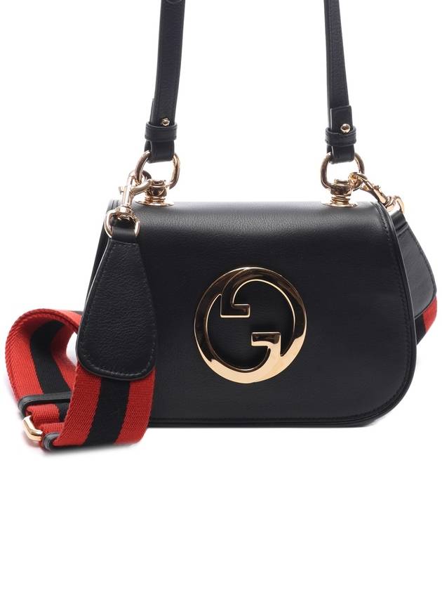 Blondie Small Leather Shoulder Bag Black - GUCCI - BALAAN 2