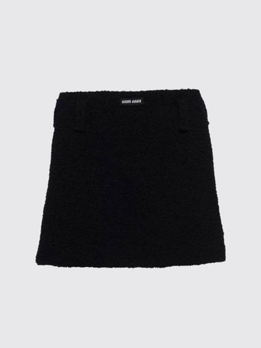 Skirt MG19311ZY6 F0002 Black - MIU MIU - BALAAN 1