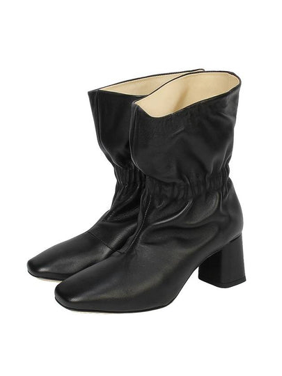 Stuart Lambskin Middle Boots Black - REPETTO - BALAAN 2