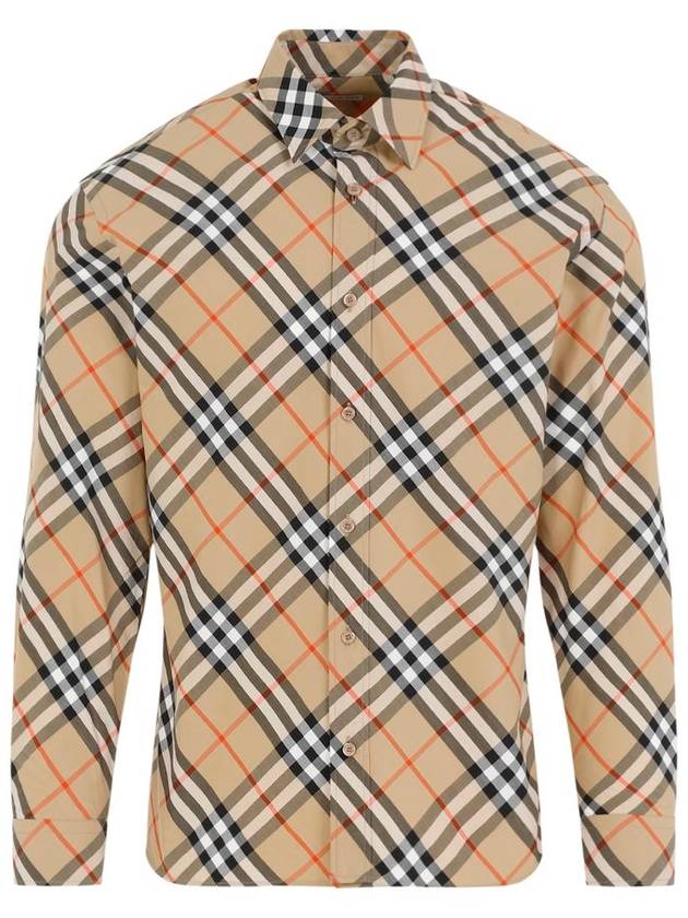 Vintage Check Long Sleeve Shirt Beige - BURBERRY - BALAAN 2