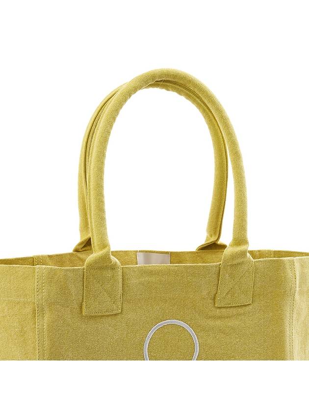 Yenky Embroidered Logo Shopper Tote Bag Yellow - ISABEL MARANT - BALAAN 8