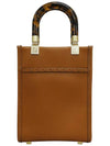 Sunshine Shopper Small Leather Tote Bag Brown - FENDI - BALAAN 4