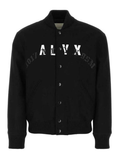 Casual Logo Bomber Jacket Black - 1017 ALYX 9SM - BALAAN 2