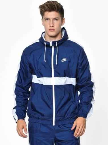 01BV3026411NSW Track JacketNavy White - NIKE - BALAAN 1