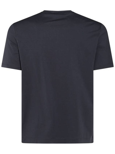 Cruciani Blue Cotton Blend T-Shirt - CRUCIANI - BALAAN 2