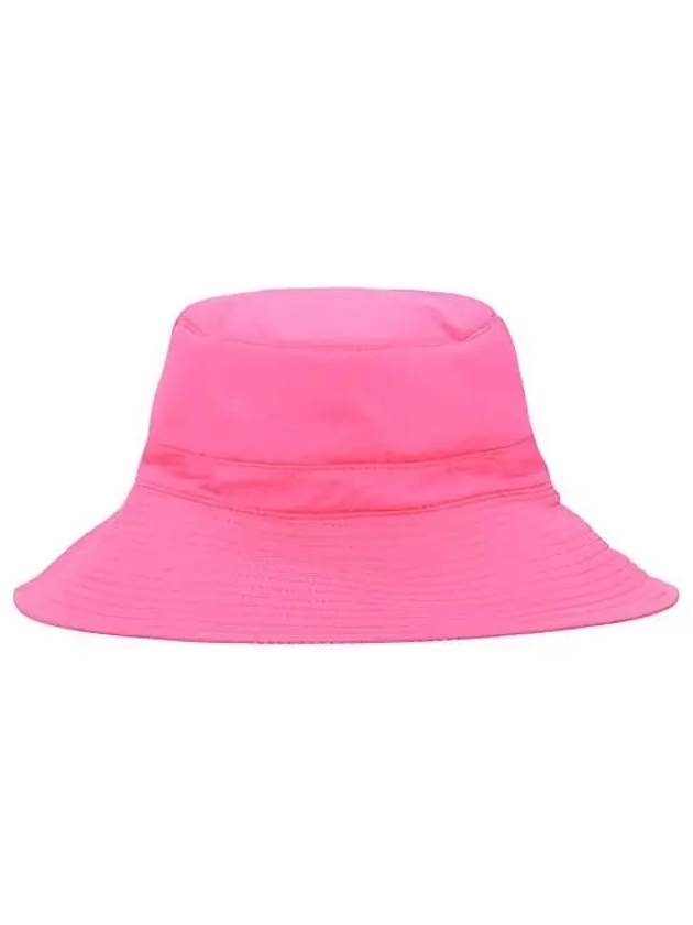 Recycled Tech Bucket Hat Pink - GANNI - BALAAN 2