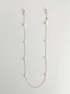 pearl silver chain glasses necklace - ELYONA - BALAAN 2