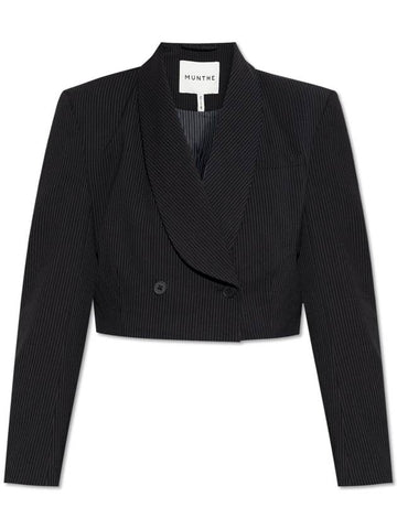 Munthe Short Blazer, Women's, Black - MUNTHE - BALAAN 1