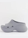 Pool Platform Slipper Grey - BALENCIAGA - BALAAN 4