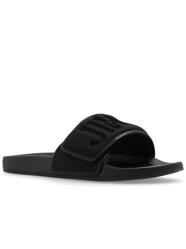 Jimmy Choo ‘Fitz/M’ Slides, Men's, Black - JIMMY CHOO - BALAAN 4