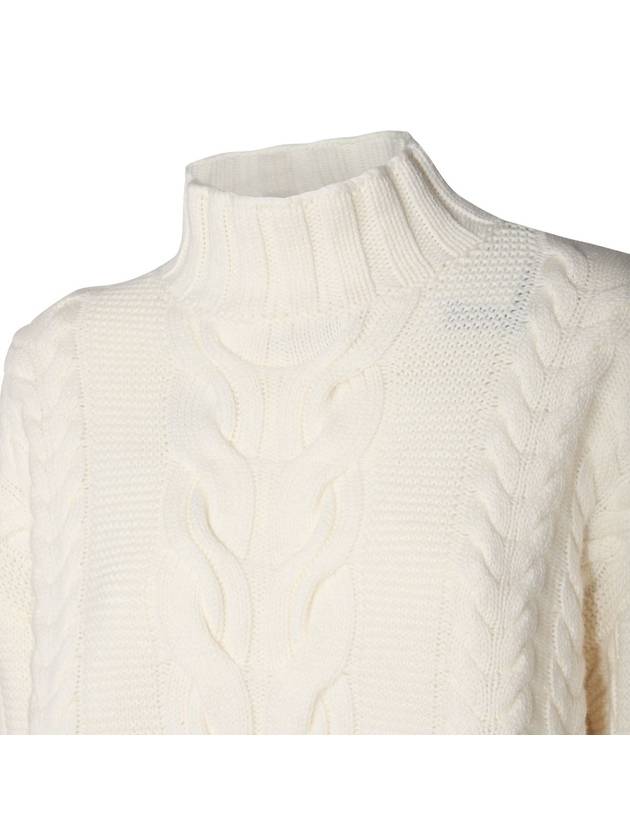 Malo White Wool Knitwear - MALO - BALAAN 3