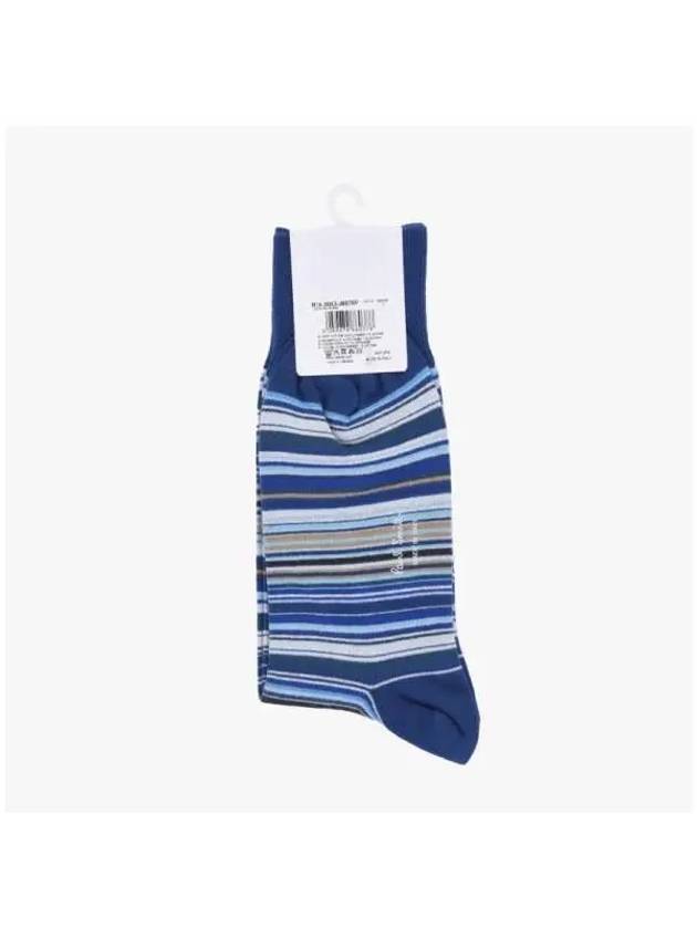 Signature Striped Socks Navy - PAUL SMITH - BALAAN 4