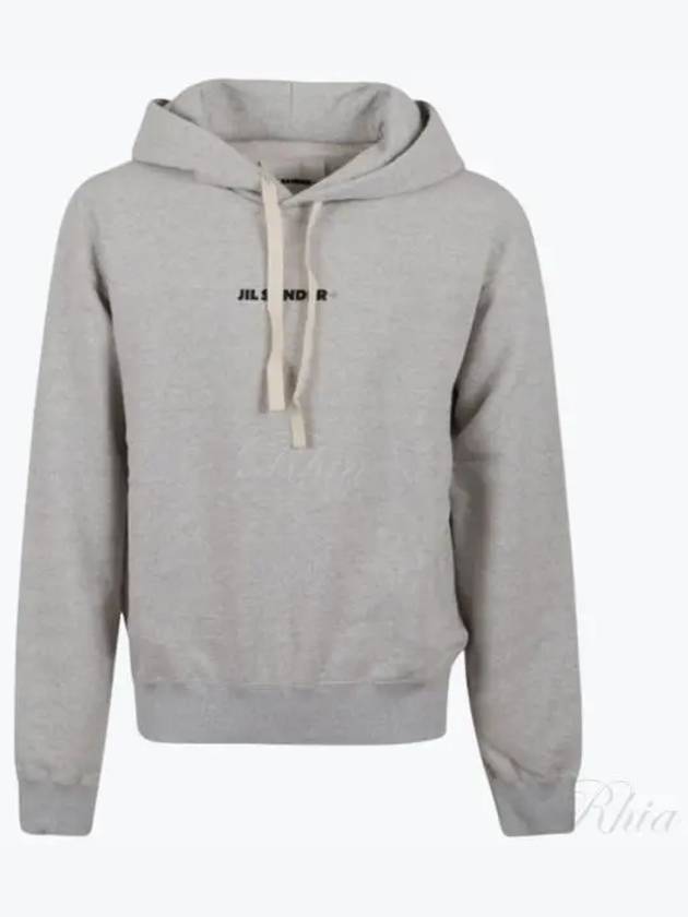 Plus Logo Hoodie Grey - JIL SANDER - BALAAN 2