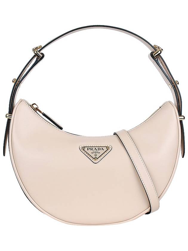 Arque Leather Shoulder Bag Pink - PRADA - BALAAN 2