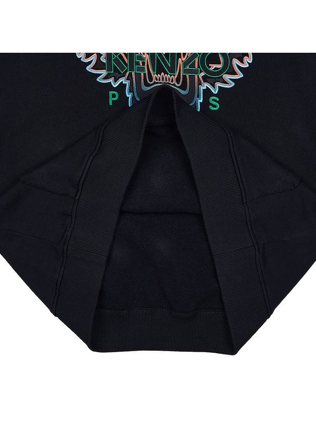 Gradient Tiger Logo Hoodie Black - KENZO - BALAAN 9