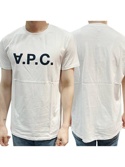 Men's VPC Logo Short Sleeve T-Shirt White - A.P.C. - BALAAN 2