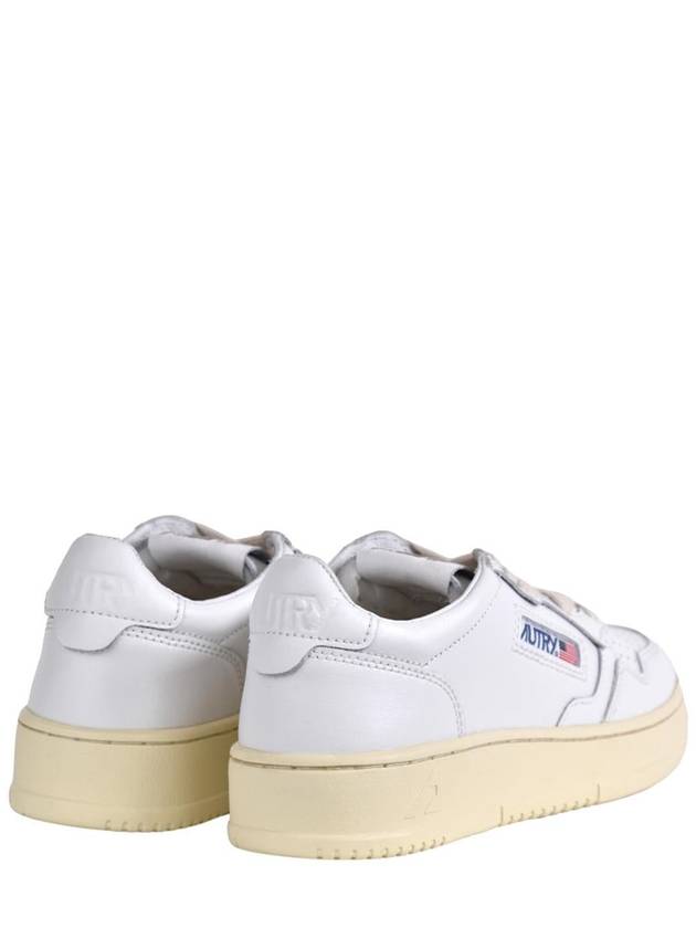 Medalist Leather Low Top Sneakers White - AUTRY - BALAAN 3