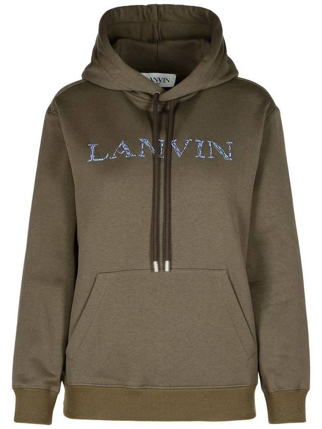 Lanvin Brown Cotton Hoodie - LANVIN - BALAAN 1