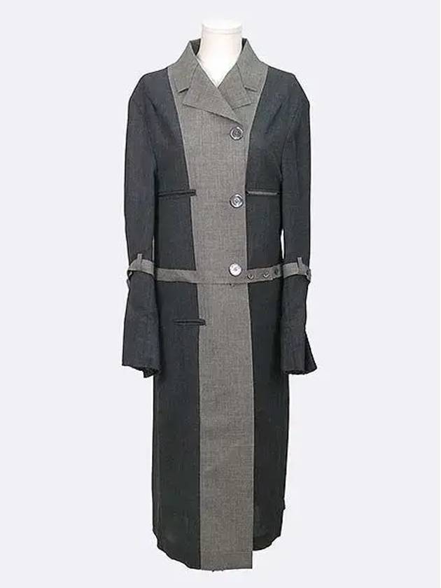 Smith Market Used Luxury Wool Coat Women s Clothing - THOM BROWNE - BALAAN 1