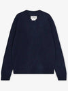 Crew Neck Cashmere Knit Top Navy - MAISON MARGIELA - BALAAN 3