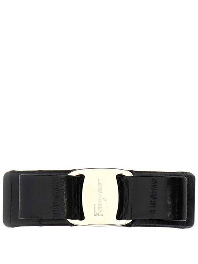 Vara Bow Hair Clip Black - SALVATORE FERRAGAMO - BALAAN 2