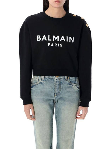 Balmain Printed  Sweatshirt - BALMAIN - BALAAN 1