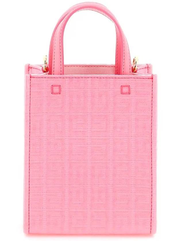 Fatji 4G Canvas Vertical Mini G Tote Bag Bright Pink - GIVENCHY - BALAAN.