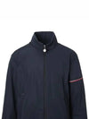 Ruinette Logo Patch Nylon Zip Up Jacket Navy - MONCLER - BALAAN 4