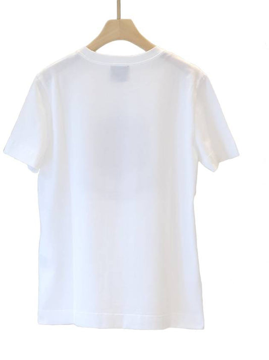 Women's Print Emblem Short Sleeve TShirt White 0UPT53 0U993 - EMILIO PUCCI - BALAAN 2