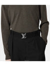 40MM Reversible Leather Belt Black - LOUIS VUITTON - BALAAN 4