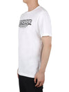 Rowley Logo Cotton Short Sleeve T-Shirt White - BARBOUR - BALAAN 4