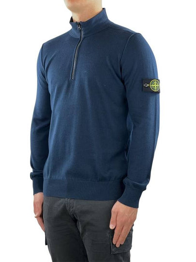 Badge half zip up knit - STONE ISLAND - BALAAN 2