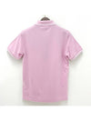 Kids Logo Patch Polo Short Sleeve T Shirt 10 12 Pink 801621348 V0080 - STONE ISLAND - BALAAN 2