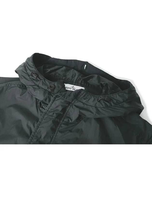 4100092 Crinkle Reps R-NY Wind Resistant Anti Drop Hooded Jacket Grey - STONE ISLAND - BALAAN 4