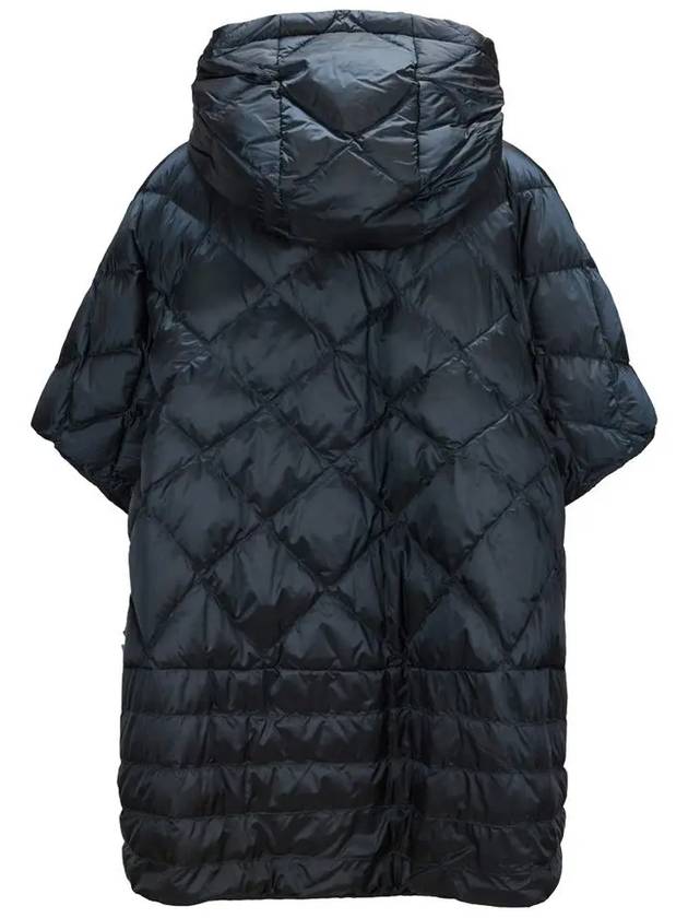 TREMAN Hooded Padding Cape Navy 2429736045 075 - MAX MARA - BALAAN 3