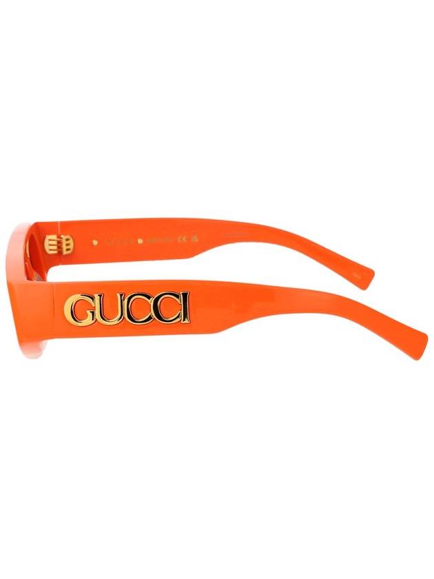 24SS Sunglasses GG1771S 007 ORANGE ORANGE BROWN - GUCCI - BALAAN 4