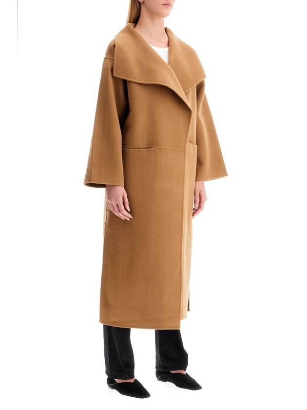 Signature Wool Cashmere Single Coat Camel - TOTEME - BALAAN 3