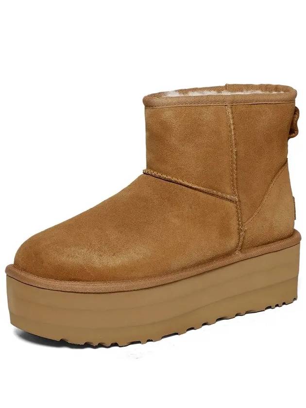 Classic Mini Platform Suede Winter Boots Chestnut - UGG - BALAAN 6