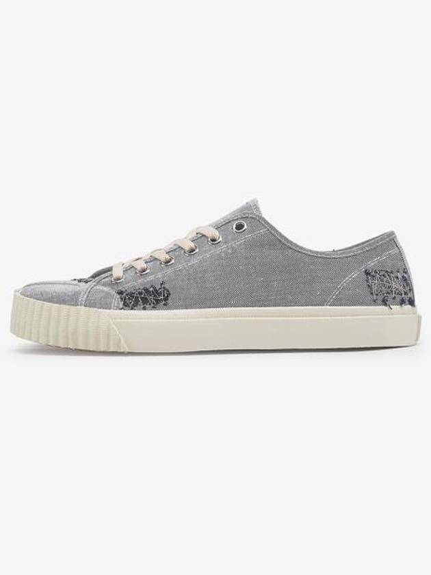 Tabi Cotton Low Top Sneakers Light Blue - MAISON MARGIELA - BALAAN 3