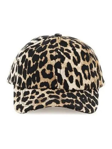 hat women converse baseball cap leopard - GANNI - BALAAN 1