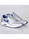 Air Max 1 Low Top Sneakers Silver Royal Blue - NIKE - BALAAN 2