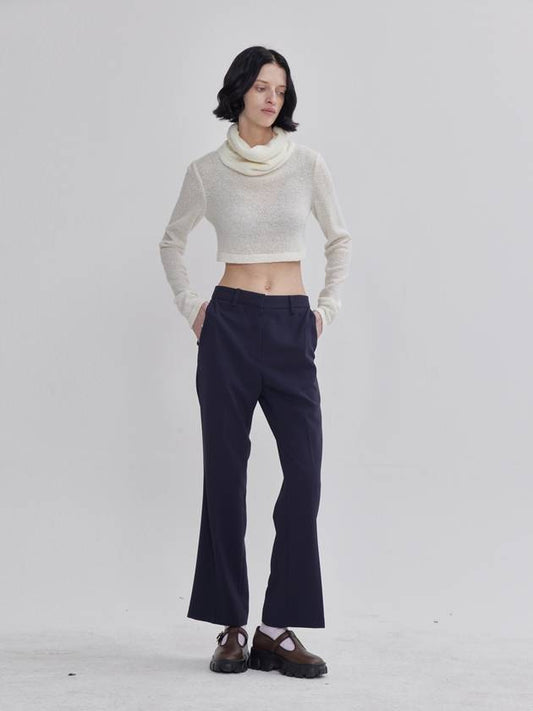 Signature Slim Straight Pants Navy - LIE - BALAAN 2