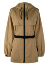 EKD Printed Belted Hooded Parka Beige - BURBERRY - BALAAN 2