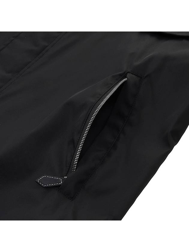 Men's Packaway Monogram Motifwindbreaker Black - BURBERRY - BALAAN 9